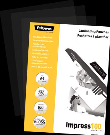 Produktbild Fellowes Impress 100 (A4, 250 Stück, 100 µm)