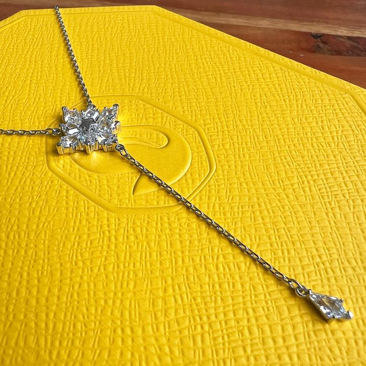 Produktbild Swarovski Collier Stella Y-Kette 5652003 (Rhodiniert, 38 - 48 cm)