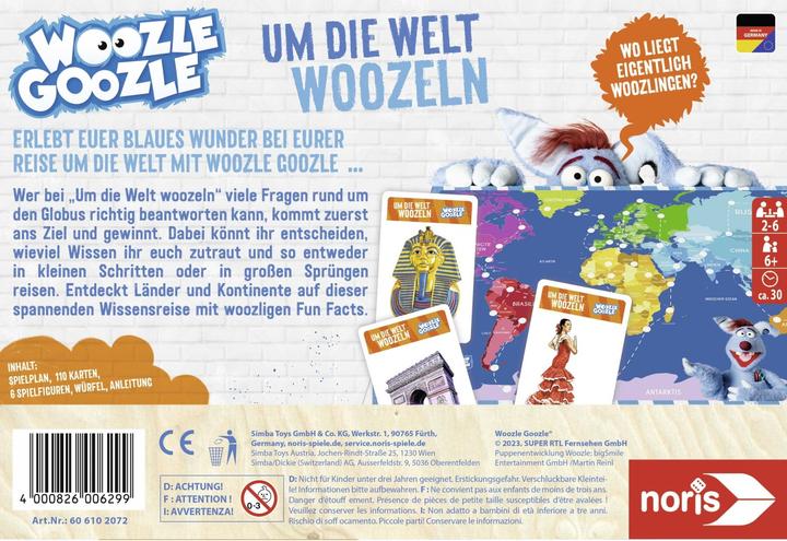 Actual product image Noris Woozle Goozle - Woozle around the world! (German)