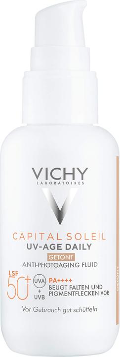 Vichy CAPITAL SOLEIL uv-age daily water fluid con color SPF50+ 40 (Sonnencreme, SPF 50+, 40 ml)