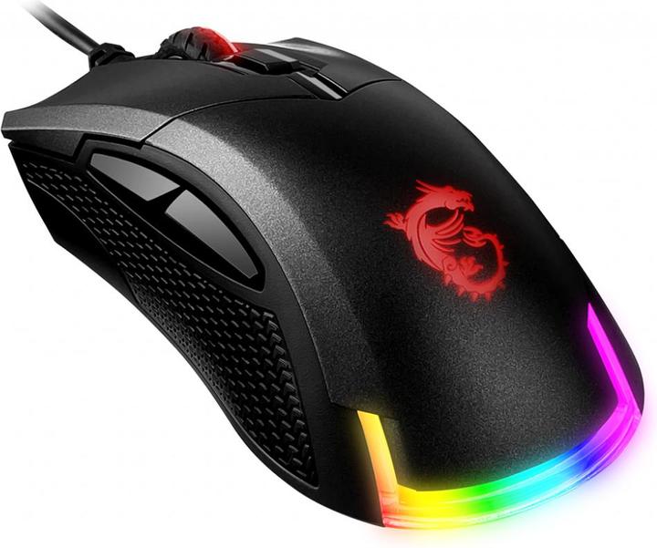 Image du produit MSI Souris de jeu légère et ergonomique Clutch GM50, capteur optique PMW-3330, avec RGB illuminati (Filaire)