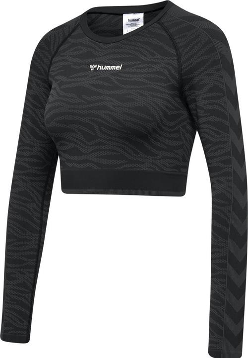 hummel Mt Saga T-Shirt Crop Senza Cuciture Ls