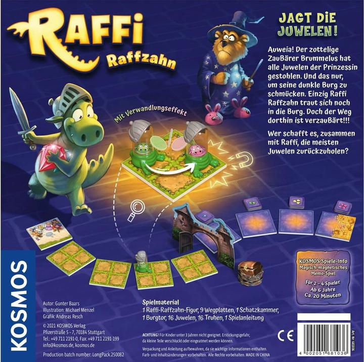 Produktbild Kosmos Raffi Raffzahn (Deutsch)