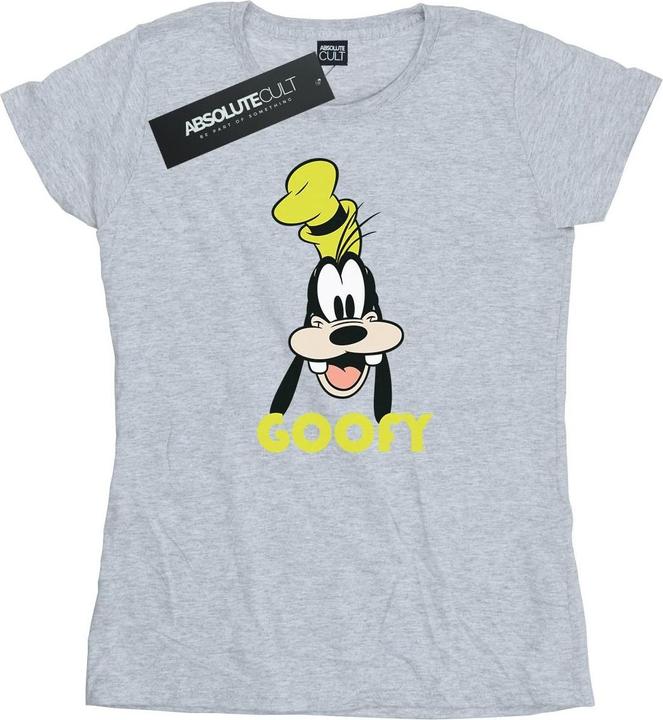 Actual product image Disney Womens/Ladies Goofy Face Cotton T-Shirt (XS)