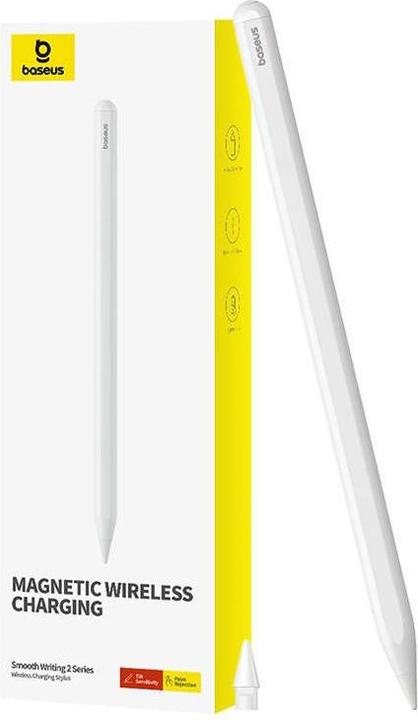 Actual product image Baseus Active stylus Smooth Writing Series with wireless charging (White)