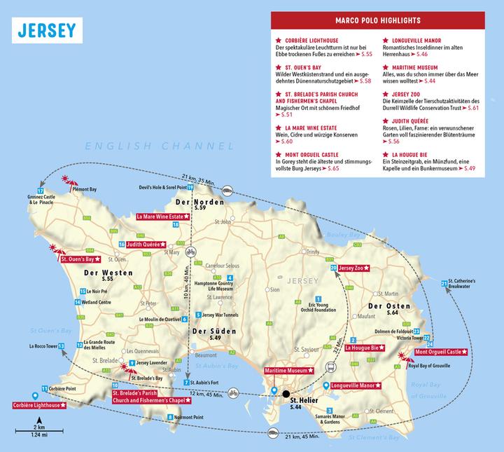 Immagine prodotto Reiseführer Kanalinseln, Jersey, Guernsey, Sark, Herm, Alderney (Tedesco, Martin Müller, 2022)