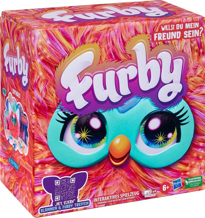 Image du produit Furby Jouet interactif (orange) - voix allemande (22.86 cm)
