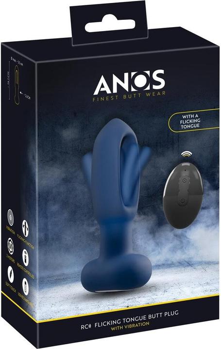 Actual product image Anos RC Flicking Tongue Butt Plug