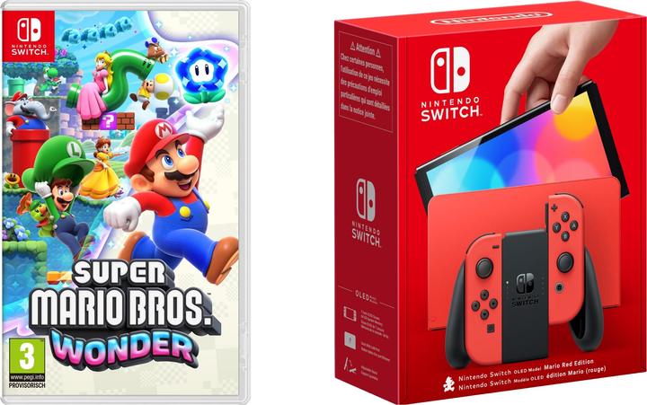 Nintendo Mario Switch + Super Mario Bros Wonder