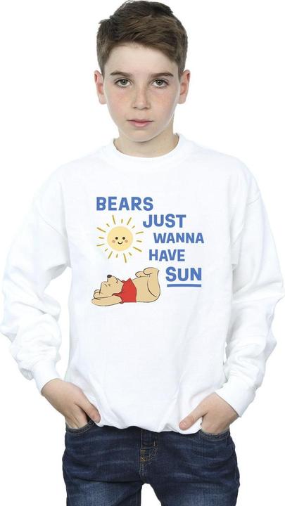 Actual product image Disney Boys Winnie The Pooh Bears Just Wanna Have Sun Sweatshirt (152, 158)