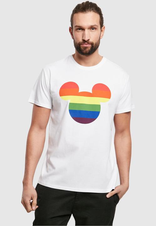 Actual product image Mister Tee Mickey Mouse Rainbow Pride Tee (M)