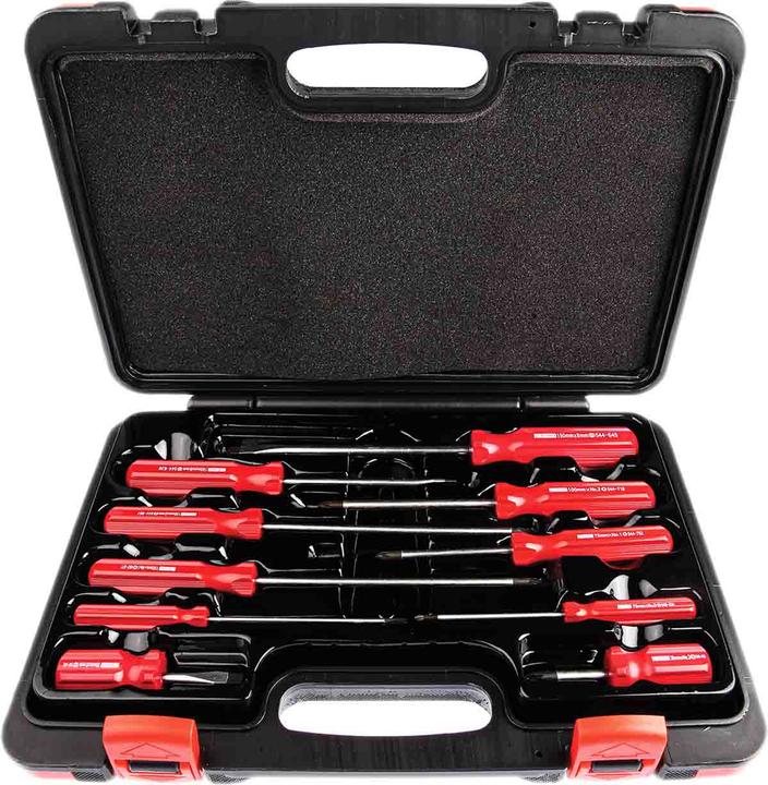 Produktbild Rs Pro Schraubendreher-Set 10-teilig (Pozidriv-Kreuzschlitz (PZ), Schlitz)