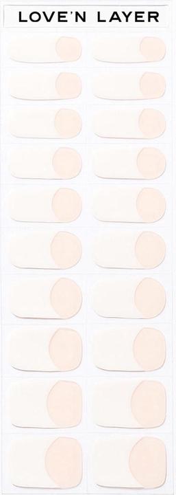 Produktbild Love'n Layer - French Manicure Classic (Schwarz, Gel-Effekt Nagellack)