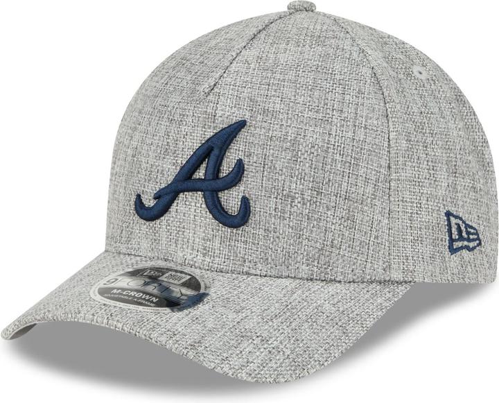 New Era 9Forty M-Crown Cap - Weave Atlanta Braves Grau