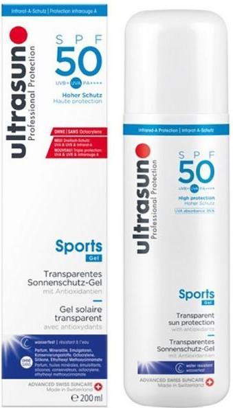 Actual product image Ultrasun Sports Gel (Suntan cream, SPF 50, 200 ml, 231 g)
