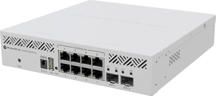 Actual product image MikroTik Cloud Router Switch CRS310-8G+2S+IN (10 Ports)