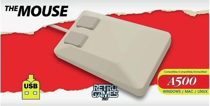 Image du produit Retro Games La mini-souris A500 (INT) (Filaire)