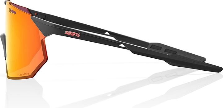 Immagine prodotto 100% HYPERCRAFT SQ - Soft Tact Nero - HiPER Rosso Multistrato (Soft Tact Black, HiPer Red Multilayer Mirror)