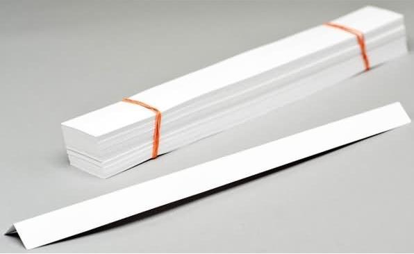 Actual product image csk kontorbedarf Document booklet strips 170g/sqm white A4 PU=250 pieces