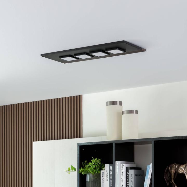 Actual product image Lucande Esteria ceiling light, four-light (435 lm, GX53)