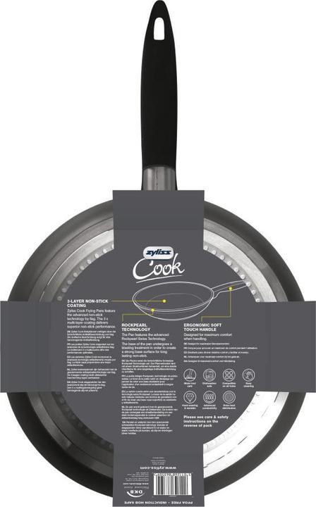 Immagine prodotto Zyliss Ultimo (24 cm, Padella per friggere, Alluminio)