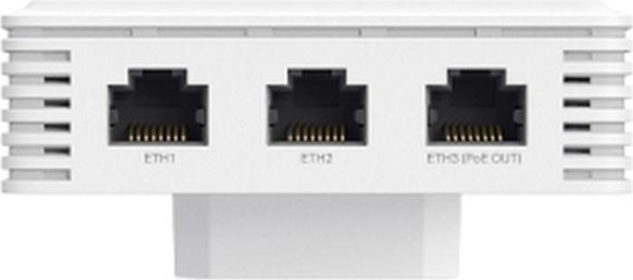 Actual product image TP-Link EAP725-Wall BE3600 Dual-Band Wi-Fi 7 Access Point 1x 2.5G PoE input port 1x 2.5G pass-throug (4324 Mbit/s)