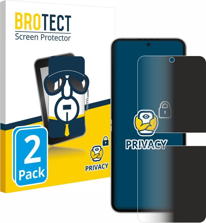 Image du produit BROTECT Film anti-regards Anti-Spy Privacy Film de protection contre la lumière bleue (2 pièce(s), Samsung Galaxy Z Flip6)