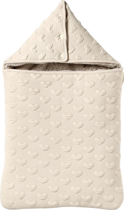 Actual product image Vertbaudet Warmer Baby Ausfahrsack mit Jacquard-Herzen