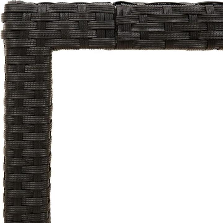 Image du produit VidaXL Gartentisch mit Glasplatte (90 cm)