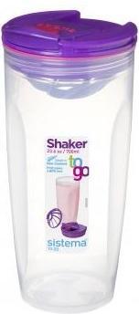 Produktbild Sistema Shaker to go 700 ml 20cm farbig sortiert (0.70 l)