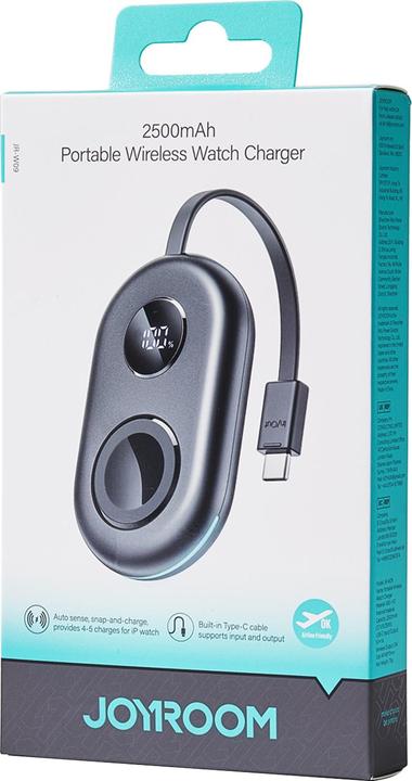 Actual product image Joyroom Charger for Apple Watch JR-W09 (black)