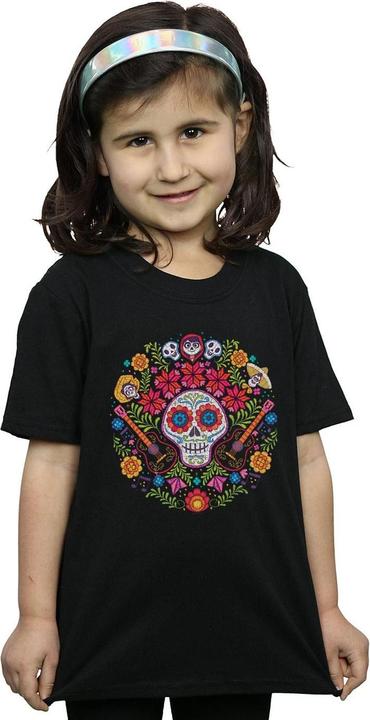 Produktbild Disney Coco Embroidered Skull Print TShirt Mädchen (140, 146)