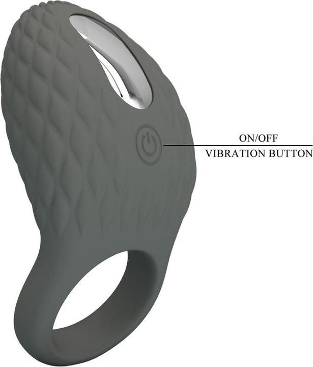 Actual product image Pretty Love - Vibrierender Ring Heloise Mit Memory-Grau
