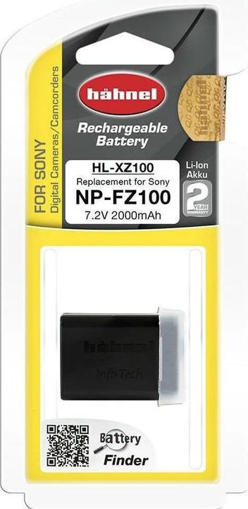 Produktbild Hähnel Ersatzakku HL-XZ100 für Sony FZ100 (Kamera Akku)
