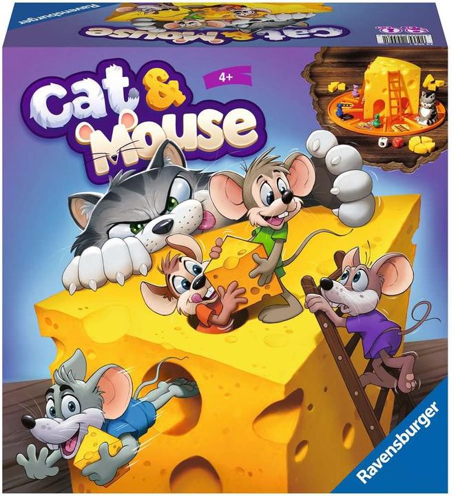 Actual product image Ravensburger Cat & Mouse Game (French, German, Italian, English)