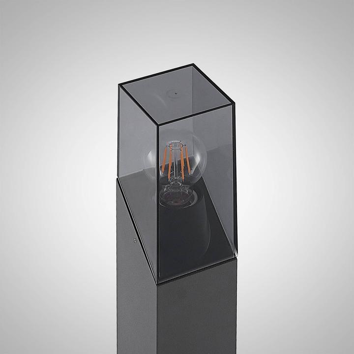 Actual product image Lucande Fiola garden light H40 Anthracite (E27, IP54)