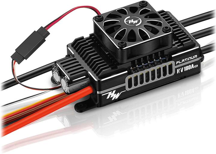 Actual product image Hobbywing Platinum Pro 180A HV regulator V5 6-14s, 10 A BEC