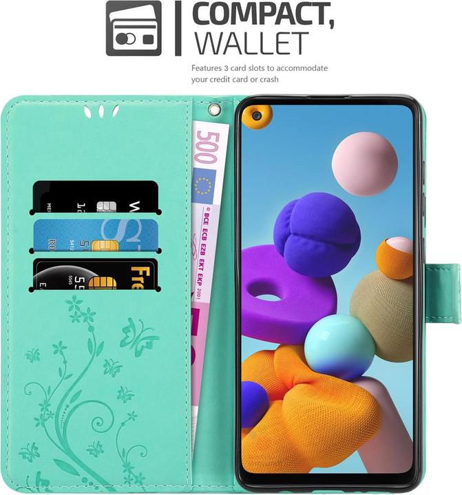Immagine prodotto Cadorabo Copertina del libro di fiori (Samsung Galaxy A21s)