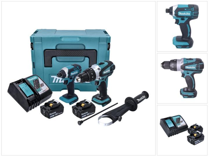 Actual product image Makita DLX 2145 TJ Combi Set (Rechargeable battery operated)