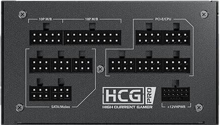Image du produit Antec Bloc d'alimentation HCG 1200 PRO P EC ATX3.1 Modular 80+ Platin retail (1200 W)