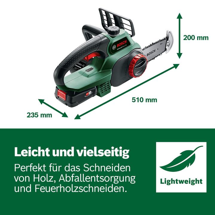Produktbild Bosch Home & Garden UniversalChain 18 (Akku Kettensäge)