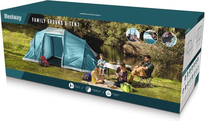 Image du produit Bestway Tente 6 places Family Ground 6 490 x 280 x 200 cm (14.55 kg, 6 personnes)