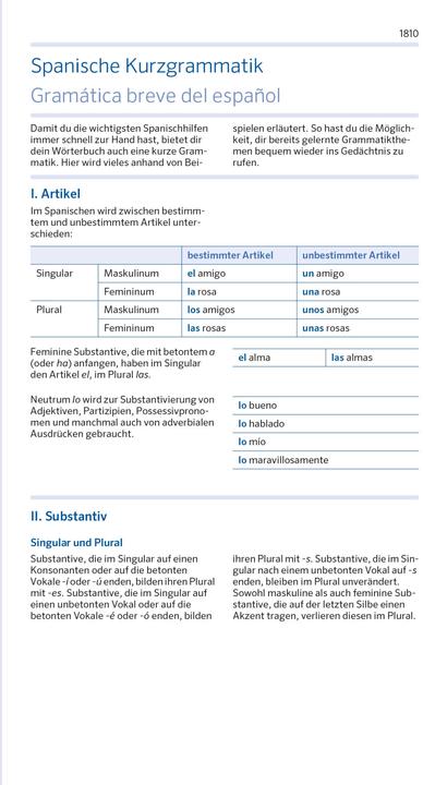 Produktbild Schülerwörterbuch Spanisch (Deutsch, 2020)