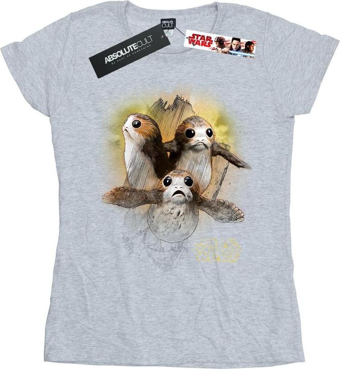Star Wars The Last Jedi Porgs Brushed TShirt