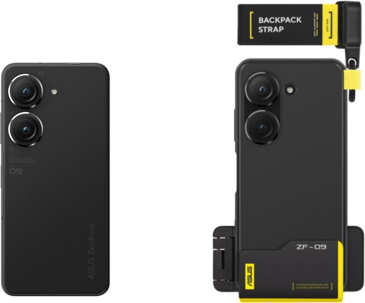 Actual product image ASUS Zenfone 9 with Smart Backpack Mount