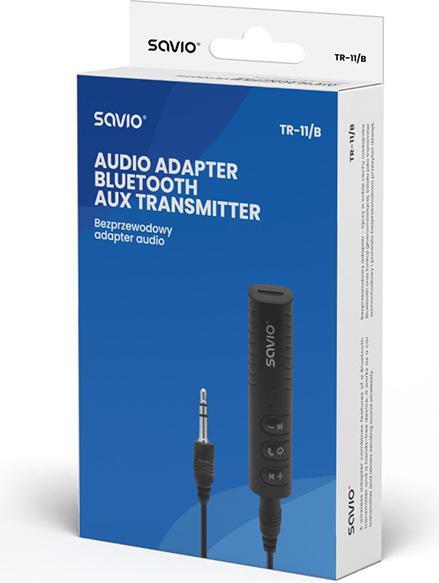 Image du produit Savio BT Adaptateur Bluetooth 3,5 mm est (Emetteur & Récepteur)