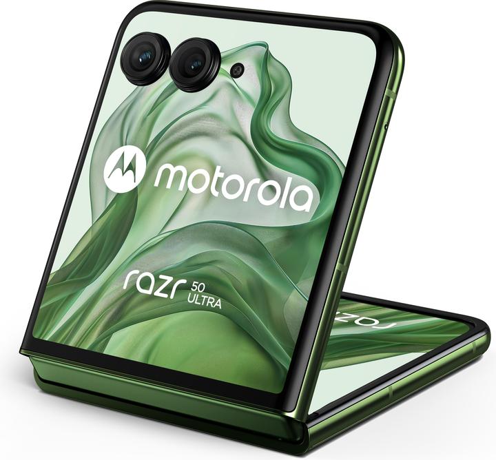 Image du produit Motorola Razr 50 Ultra (512 Go, Vert Printemps, 6.90", SIM + eSIM, 50 Mpx, 5G)