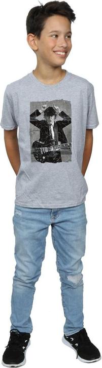 Produktbild AC/DC Angus Young Distressed Photo TShirt Jungen (152, 158)
