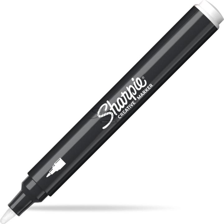Produktbild Sharpie Creative Akryl Paint Marker | Bullet spids | Hvid | 6 stk (Weiss, 6 x)