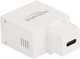 Immagine prodotto Delock Modulo Keystone con presa di ricarica USB Tipo-C™ 2,1 A bianco (Modulo Keystone)